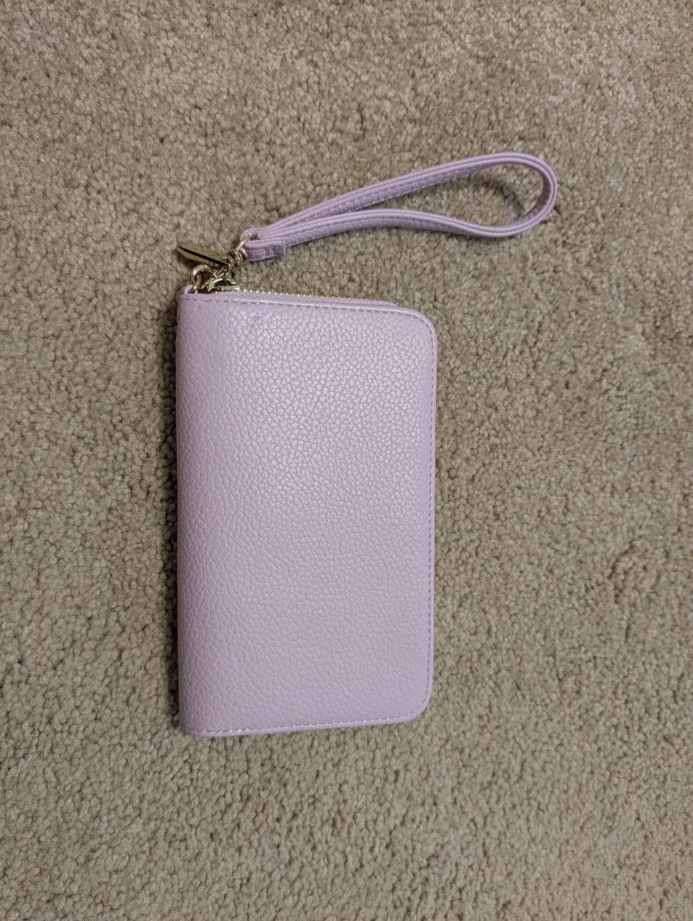 NWOT A New Day Purple Faux Leather Clutch